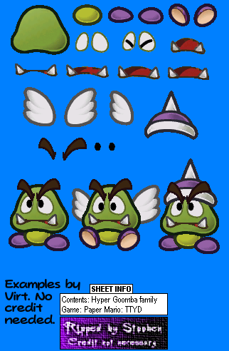 Paper Mario: The Thousand-Year Door - Hyper Goomba Family