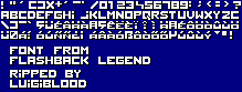 Flashback Legend - Font (Small)