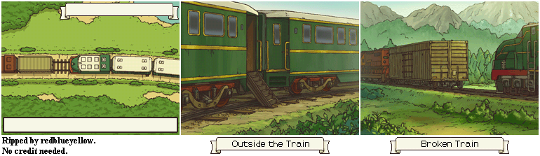 Professor Layton and the Diabolical Box - Outside the Train
