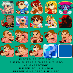 Super Puzzle Fighter II Turbo - Select Icons