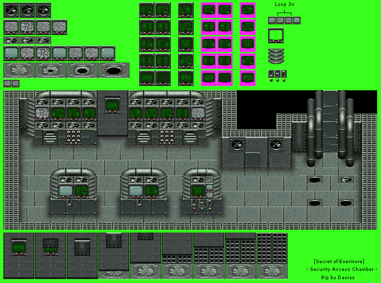 Secret of Evermore - Security Access Chamber