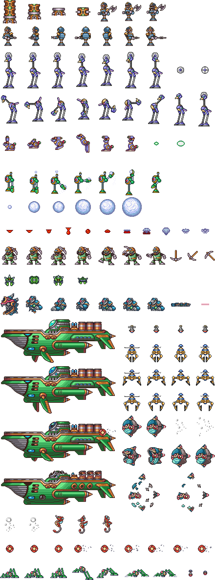 sprite sheet megaman x