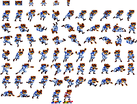 Gunstar Heroes - Gunstar Blue