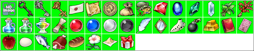 RPG Tsukuru DS / RPG Maker DS - Item Icons (Big)