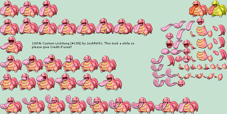 Pokémon Generation 1 Customs - #108 Lickitung