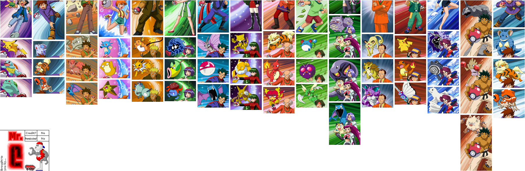 Pokémon Puzzle League - Trainers (Right Side)