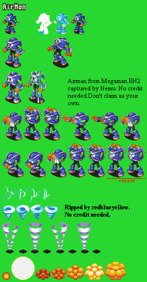 Mega Man Battle Network 2 - AirMan.EXE