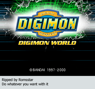 Digimon World - Title Screen 1