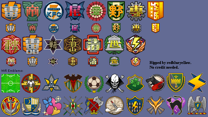 Inazuma Eleven - Team Emblems