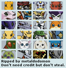 Digimon Rumble Arena - Mugshots