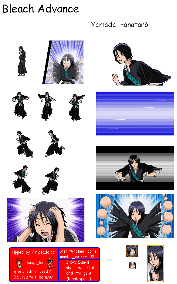 Bleach Advance: Kurenai ni Somaru Soul Society (JPN) - Yamada Hanataro