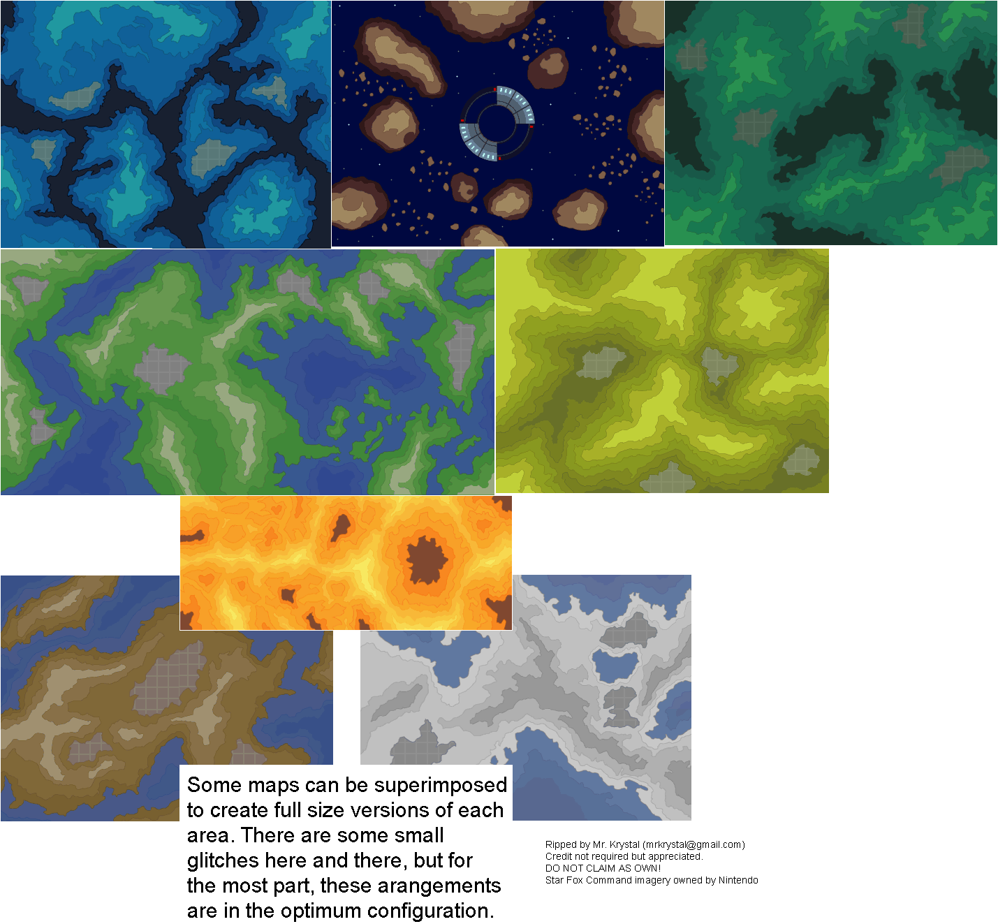 Star Fox Command - Merged Maps