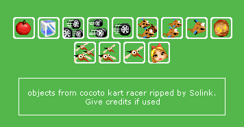 Cocoto Kart Racer - Objects