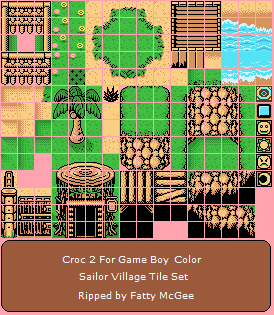 Croc 2 - Sailor Village Tiles