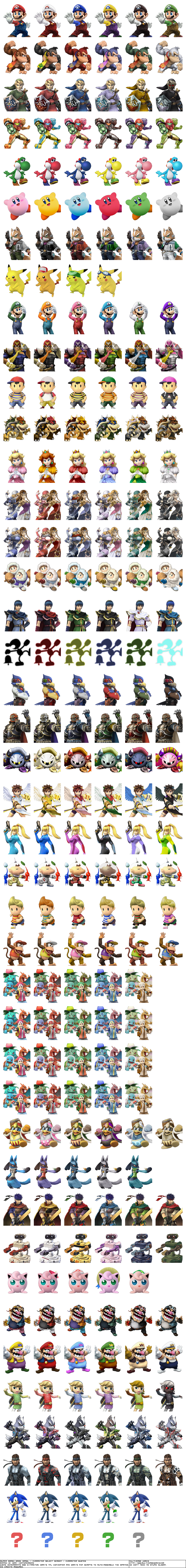 Super Smash Bros. Brawl - Character Busts