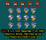 Mega Man 7 - Eddie and Beat