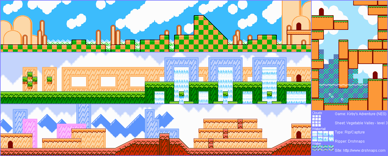 Kirby's Adventure - Vegetable Valley 3
