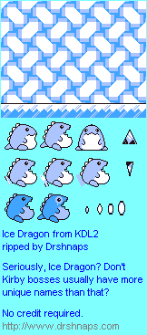 Kirby's Dream Land 2 - Ice Dragon