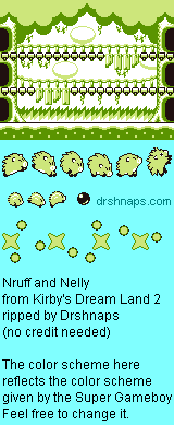 Kirby's Dream Land 2 - Nruff and Nelly