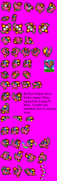 Kirby Super Star / Kirby's Fun Pak - Birdon