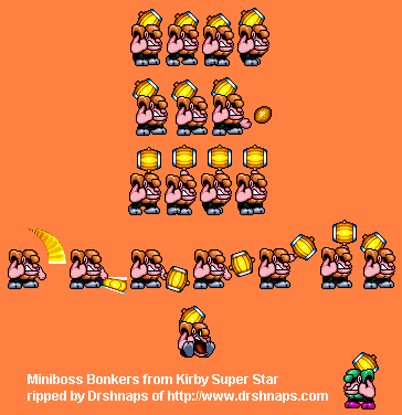 Kirby Super Star / Kirby's Fun Pak - Bonkers (Miniboss)