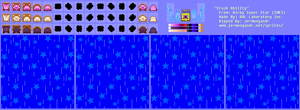 Kirby Super Star / Kirby's Fun Pak - Crash Kirby
