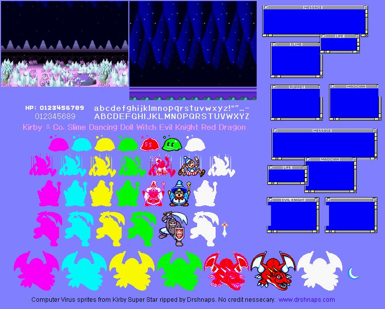 Kirby Super Star / Kirby's Fun Pak - Computer Virus