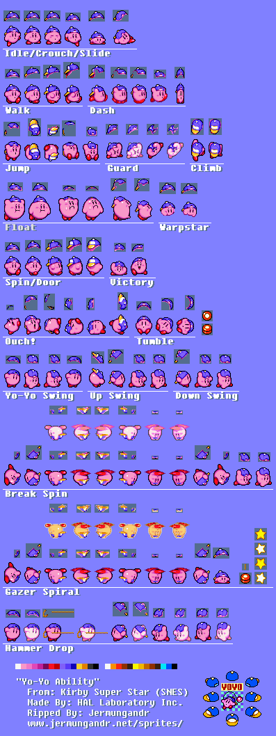Kirby Super Star / Kirby's Fun Pak - Yo-Yo Kirby