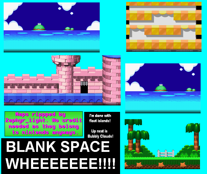 Kirby Super Star / Kirby's Fun Pak - Float Islands 5
