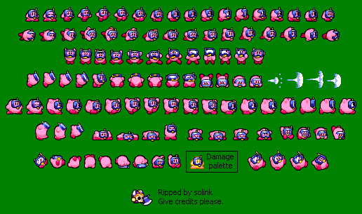 Kirby: Nightmare in Dream Land - Kirby (Underwater)