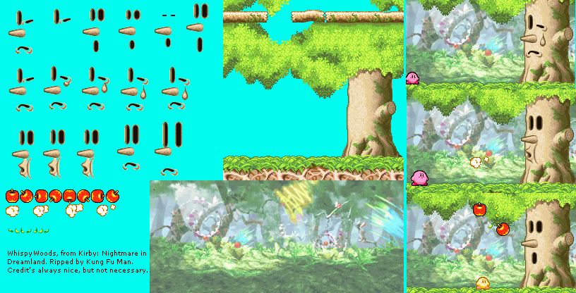 Kirby: Nightmare in Dream Land - Whispy Woods