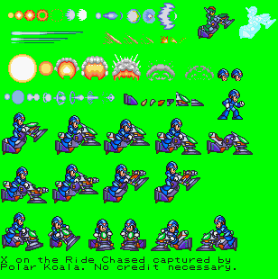 Mega Man X2 - X (Ride Chaser)