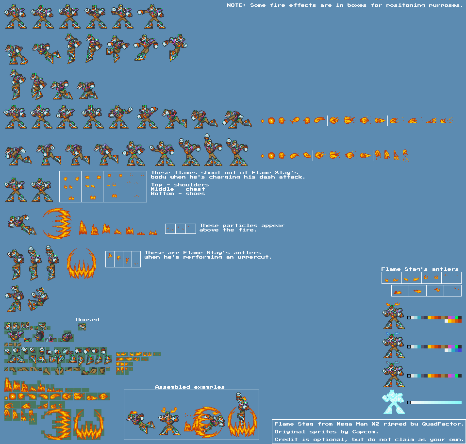 Mega Man X2 - Flame Stag