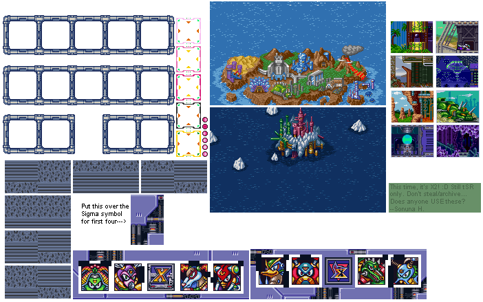 Mega Man X2 - Stage Select Screen