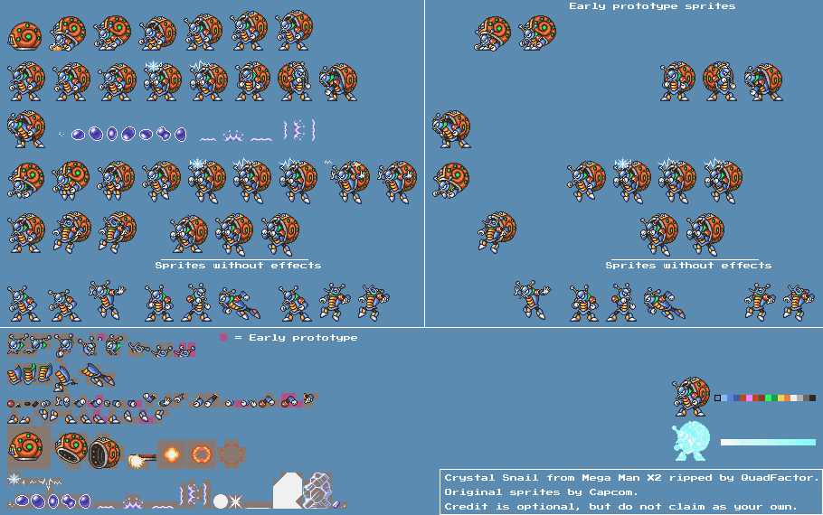Mega Man X2 - Crystal Snail
