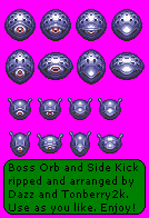 Boss Orb and Side Kick