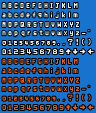 Kirby Squeak Squad / Kirby Mouse Attack - Font