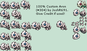 Pokémon Customs - #304 Aron