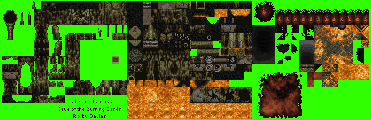 Tales of Phantasia (JPN) - Cave of the Burning Sands