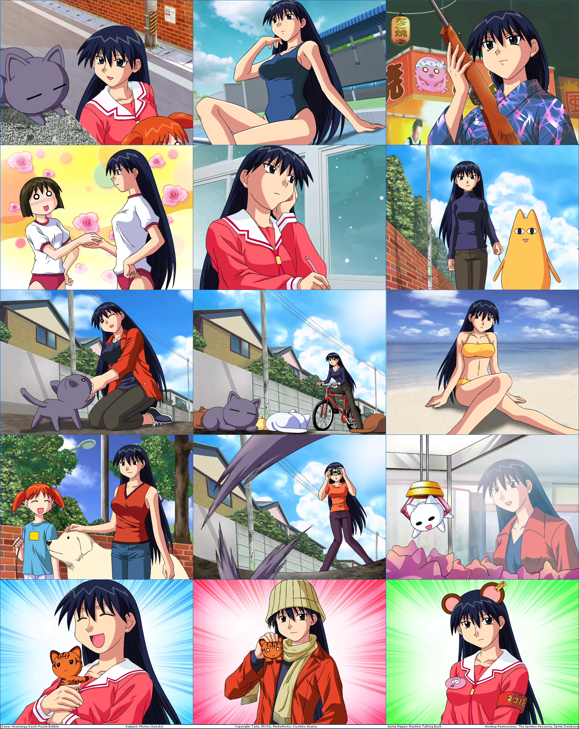 Azumanga Daioh Puzzle Bobble - Photos (Sakaki)