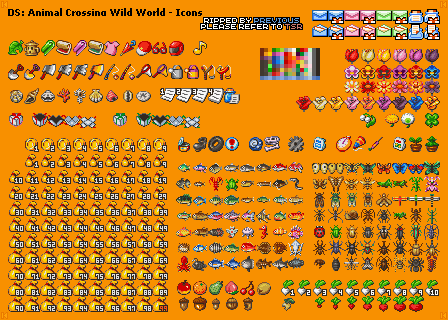 Animal Crossing: Wild World - Icons
