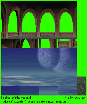 Tales of Phantasia (JPN) - Dhaos' Castle (Future) (Battle Backdrop 3)
