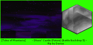 Tales of Phantasia (JPN) - Dhaos' Castle (Future) (Battle Backdrop 5)