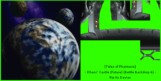 Tales of Phantasia (JPN) - Dhaos' Castle (Future) (Battle Backdrop 6)