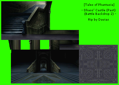 Tales of Phantasia (JPN) - Dhaos' Castle (Past) (Battle Backdrop 2)