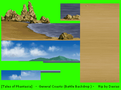 Tales of Phantasia (JPN) - General Coasts (Battle Backdrop)