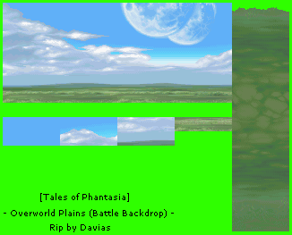 Tales of Phantasia (JPN) - Overworld Plains (Battle Backdrop)