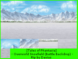 Overworld Snowfield (Battle Backdrop)