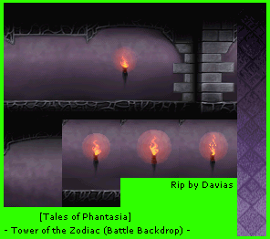Tales of Phantasia (JPN) - Tower of the Zodiac (Battle Backdrop)