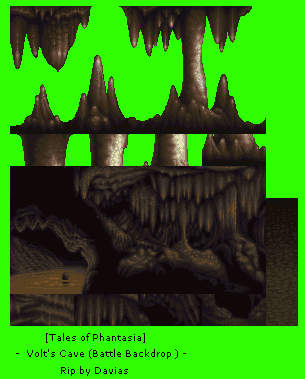 Tales of Phantasia (JPN) - Volt's Cave (Battle Backdrop)